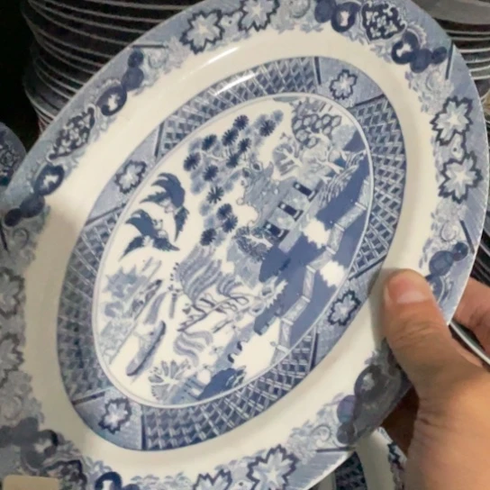 瓷片陶瓷10英寸红叶