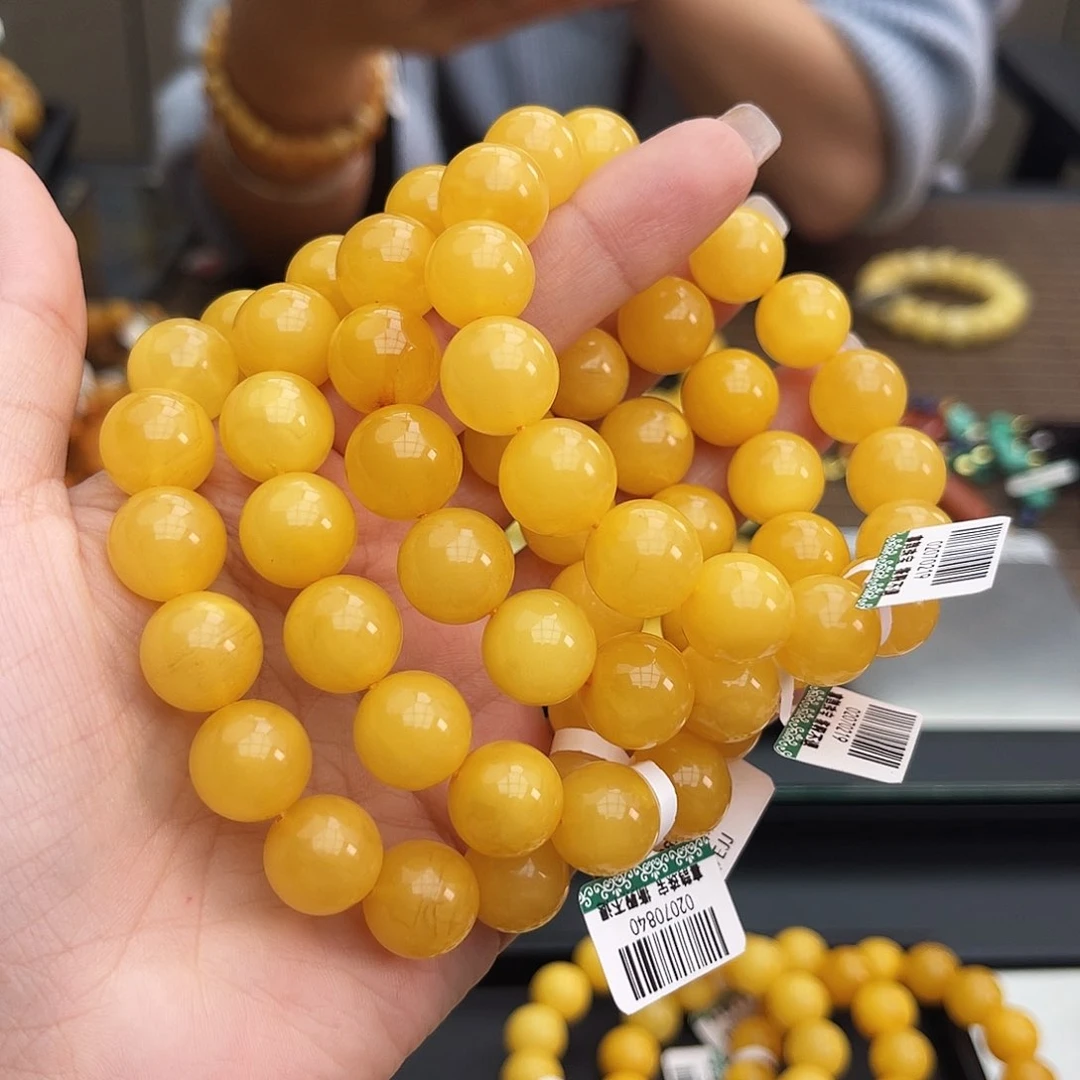 琥珀手链未镶嵌13 m多样性发其一