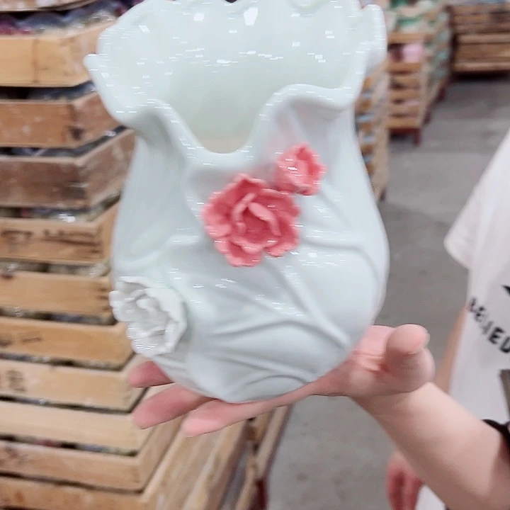有孔.凑满10元发货多肉陶瓷花盆!