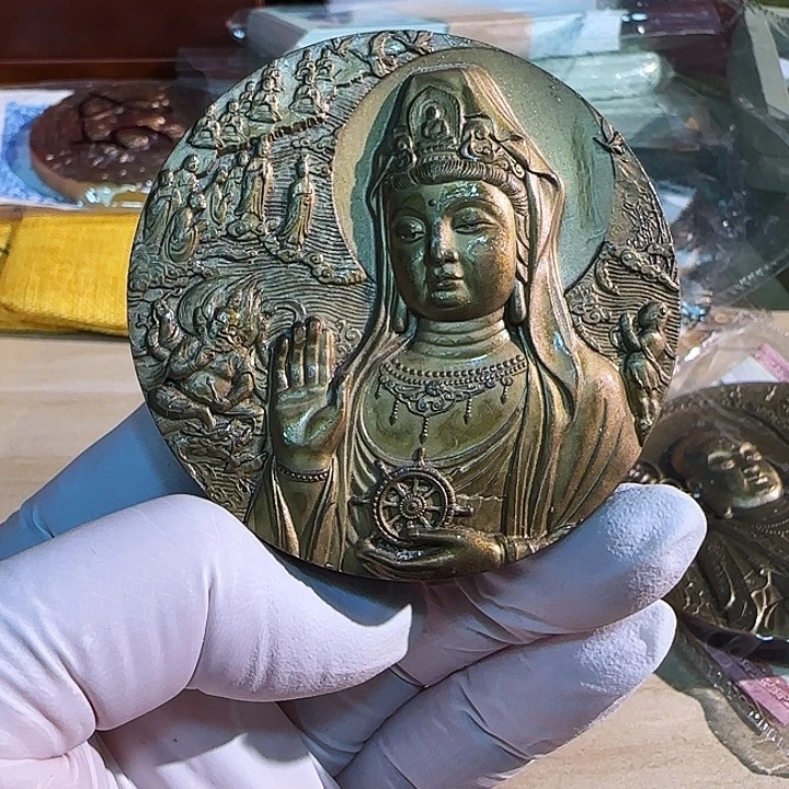 其他普通金属普陀山铜章一枚