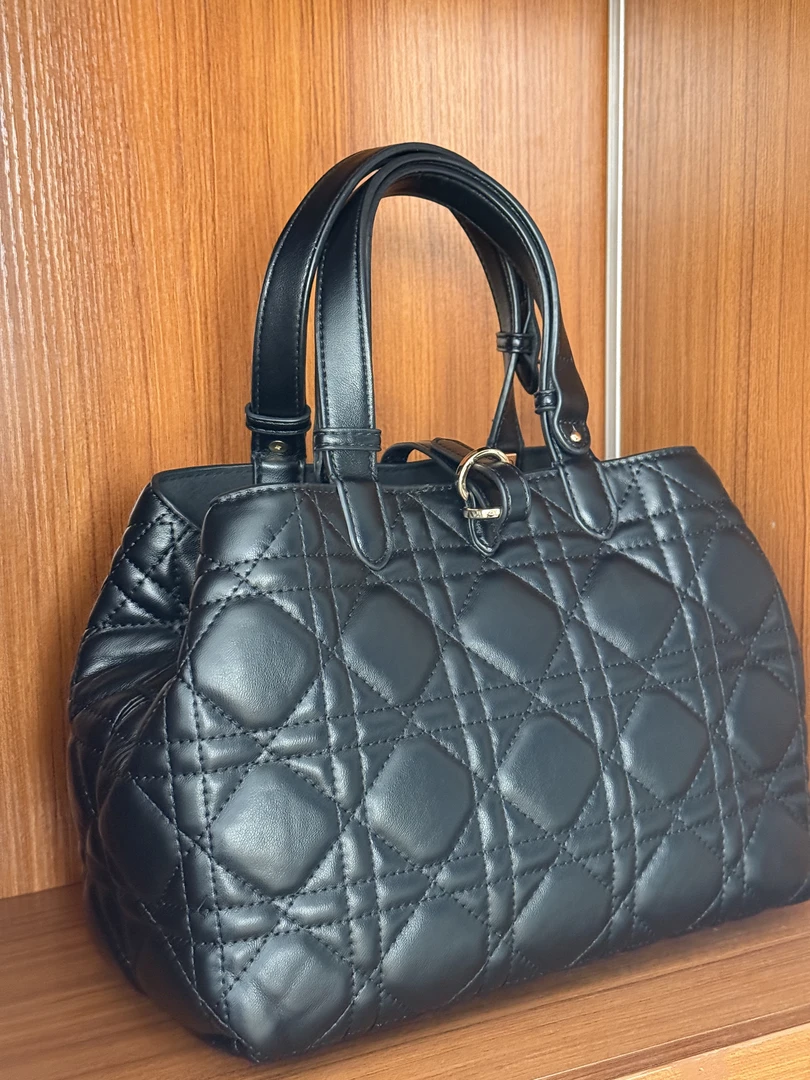 GIOIO手工真皮单肩斜挎包D112-羊-黑  土著-金扣