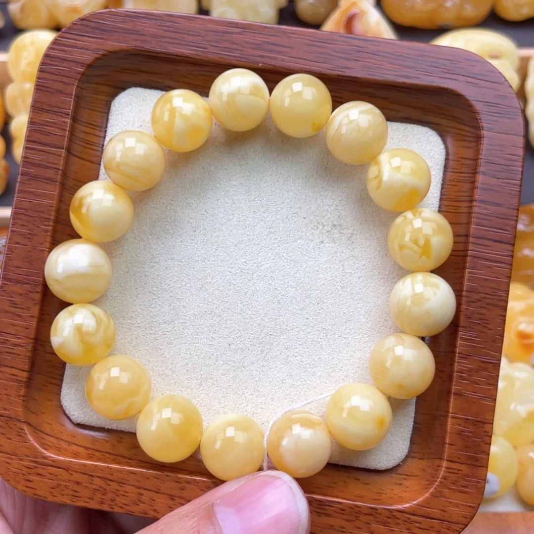 琥珀裸石未镶嵌蜜蜡