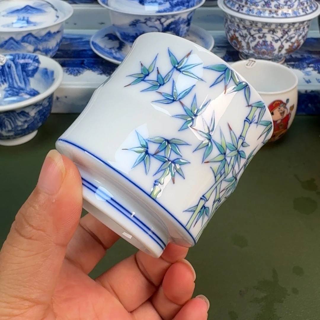 景德镇纯手绘茶具圆圆240