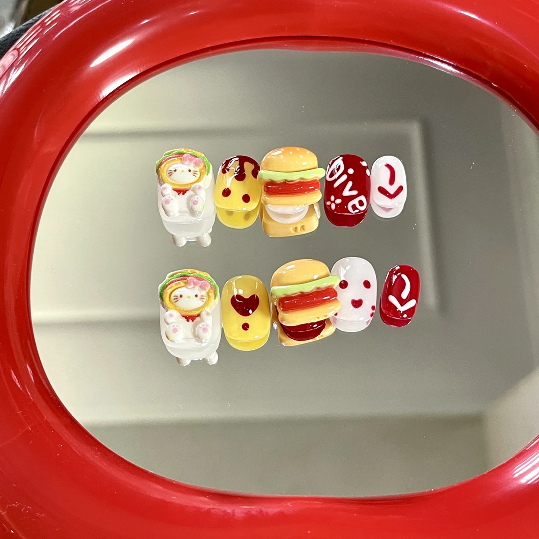 【可爱卡通饰品合集】纯手工穿戴甲