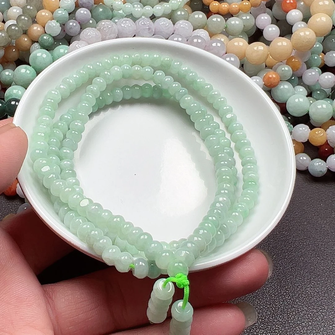 翡翠手链未镶嵌小****喷货主老华