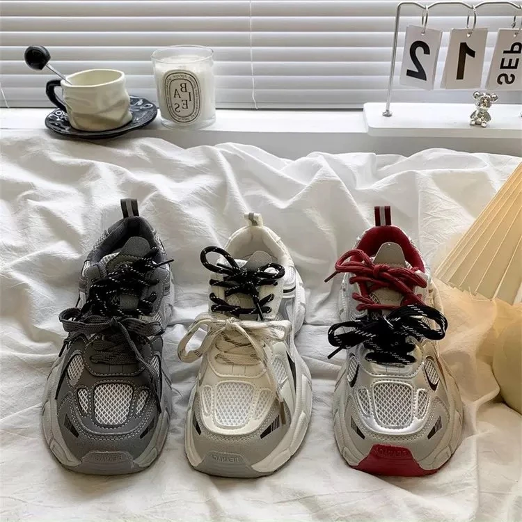2025超火小个子老爹鞋女春季新款网红休闲运动鞋春秋厚底百搭鞋子
