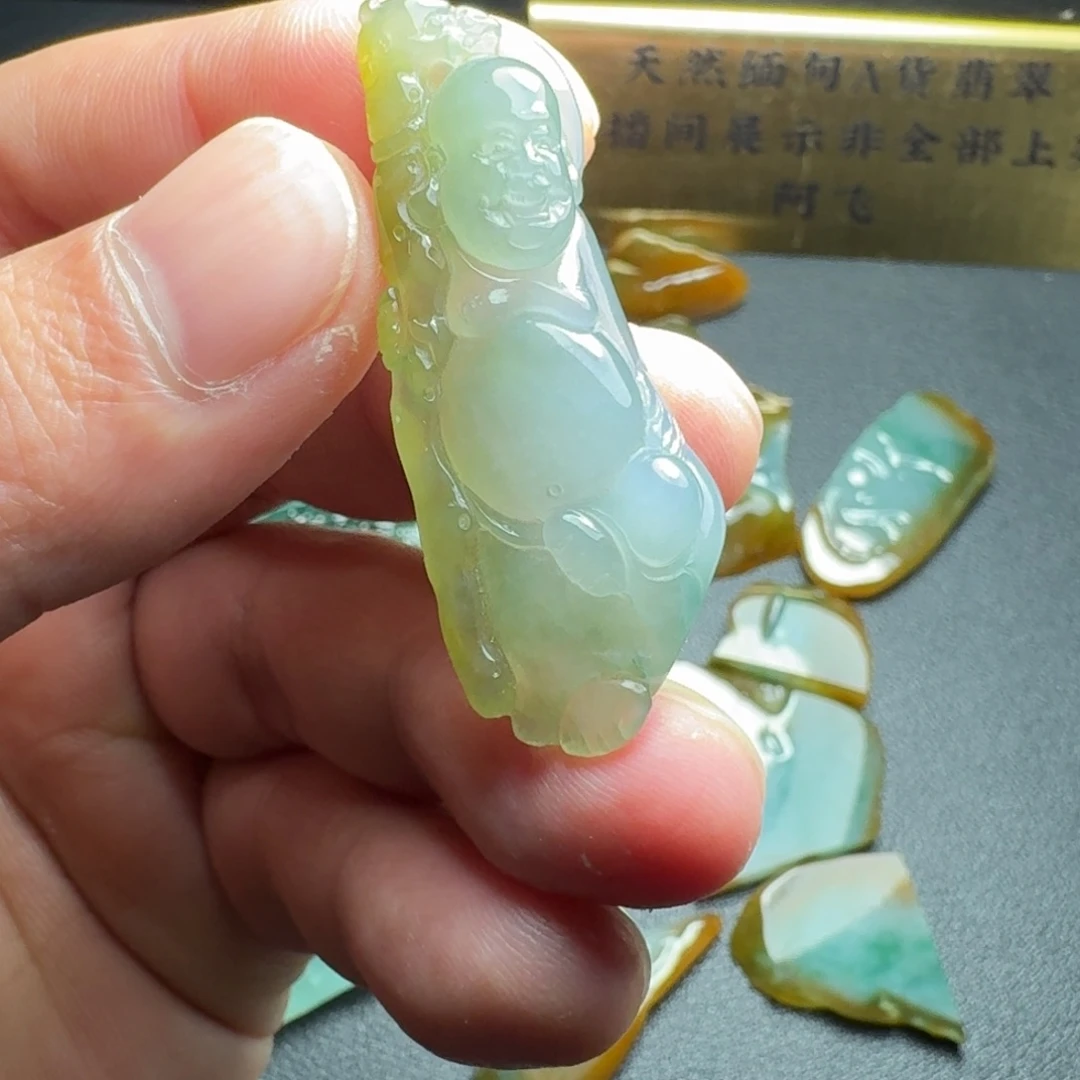 定制翡翠未镶嵌醉****影定制不退换