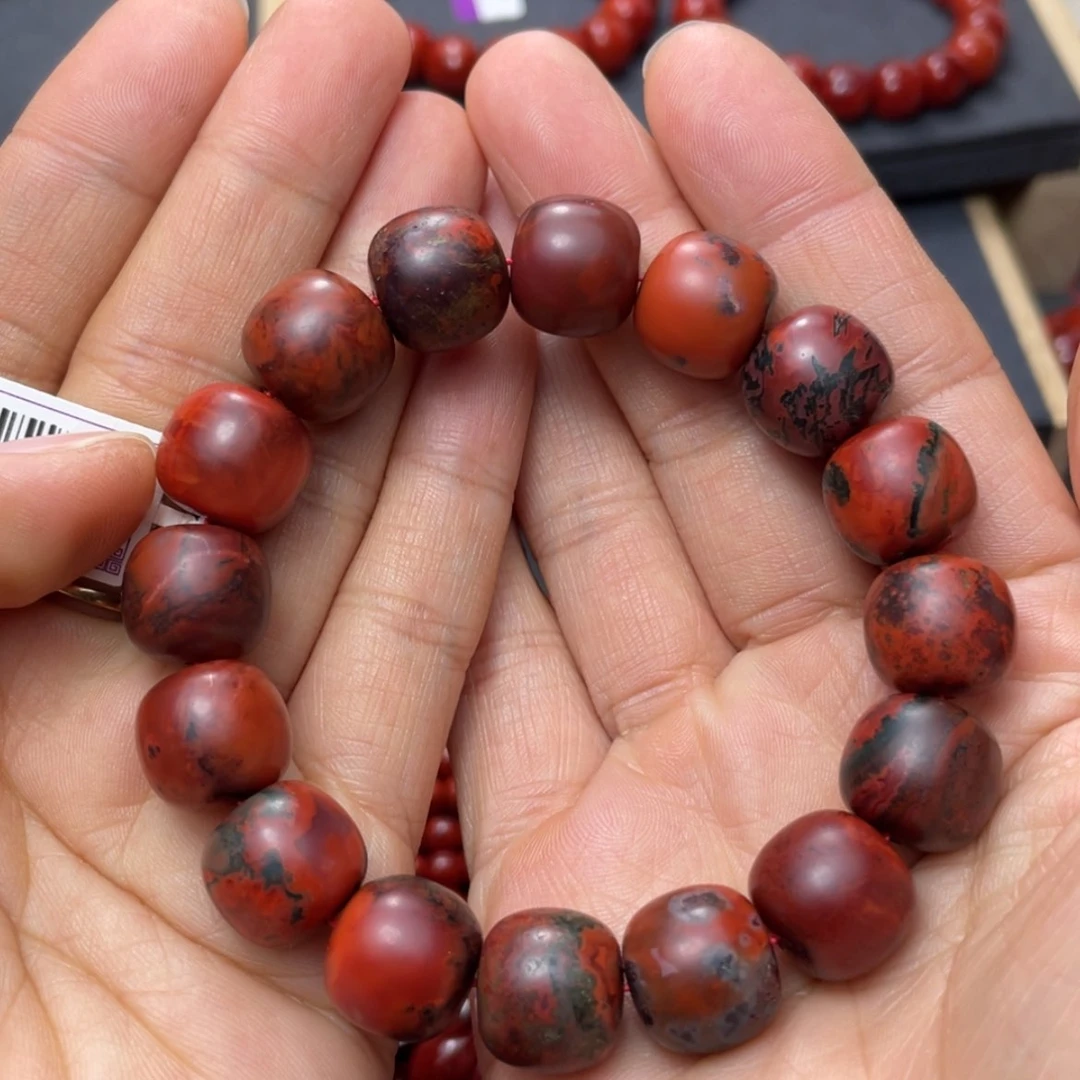【闪购商品】未镶嵌原矿手串南红玛瑙烈**风 14