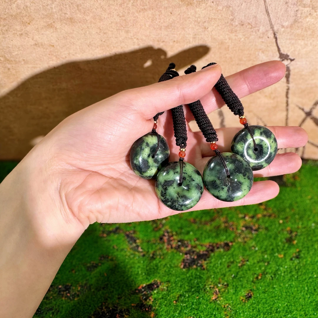 西藏藏玉平安扣饰品