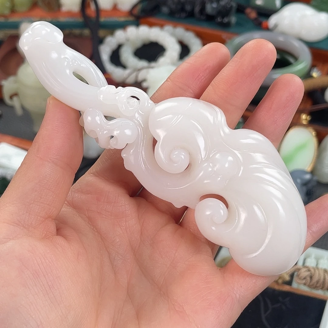 和田玉未镶嵌摆件