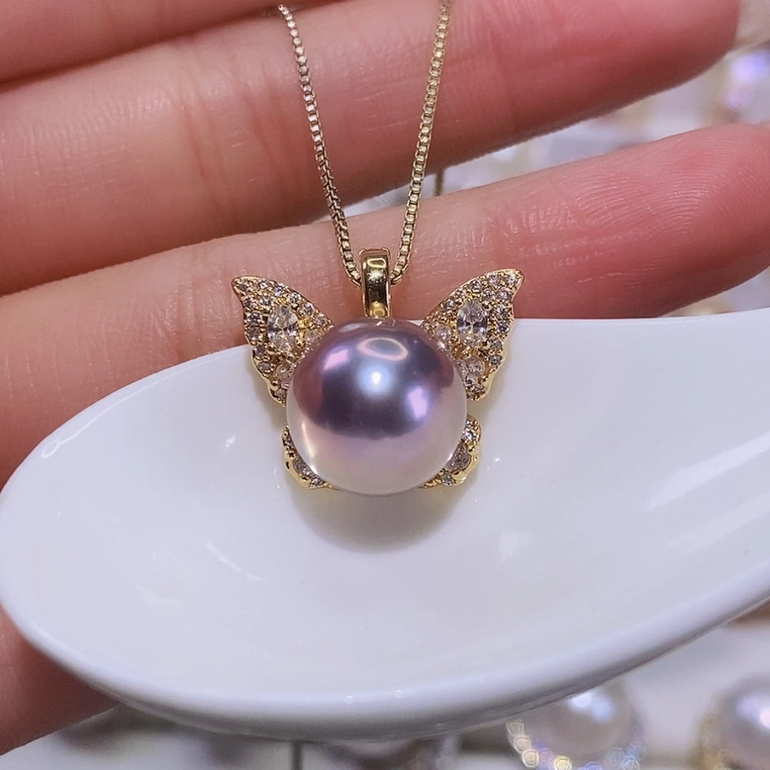 淡水珍珠颈饰合金