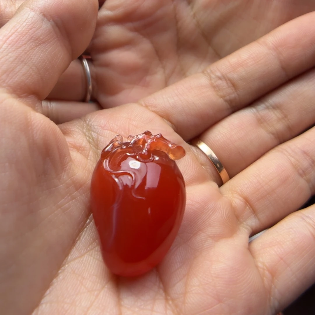 南红玛瑙未镶嵌颈饰