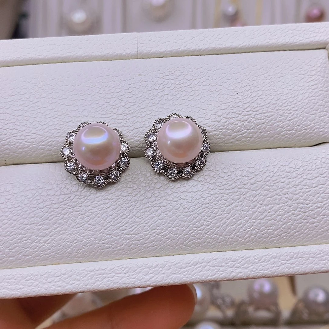 未镶嵌淡水珍珠耳饰