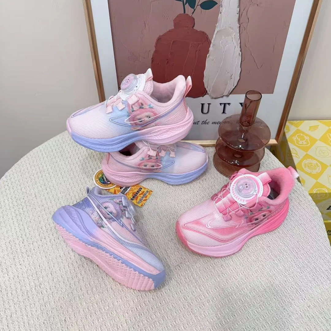 儿童2026春季新款软底防滑运动鞋网面透气百搭女童老爹鞋2579