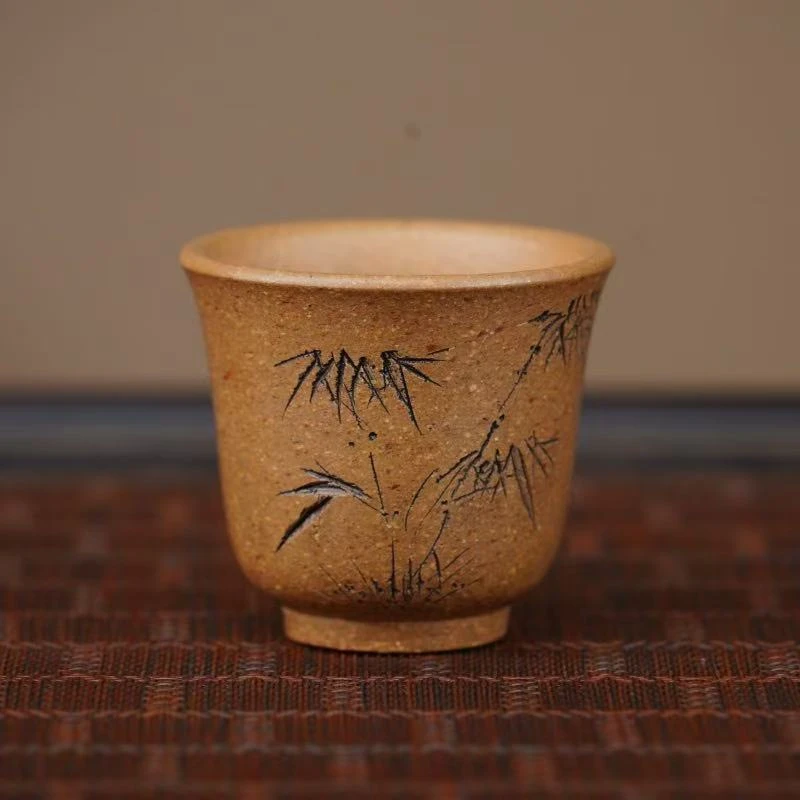 MS沉香段【清风·闻香杯】宜兴黄龙山原矿手工紫砂杯