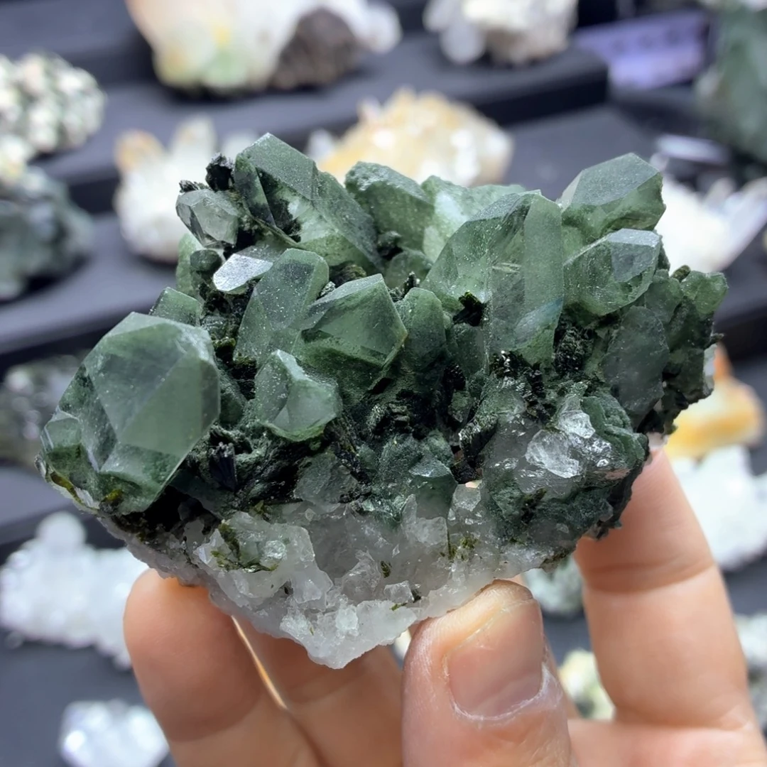 石材超灭绿幽晶簇