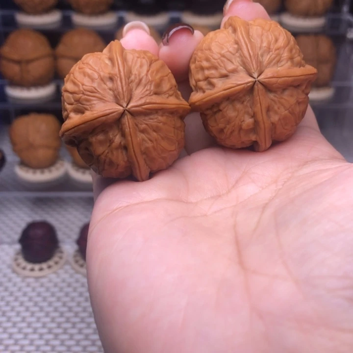 1***°文玩核桃把件3号金龙抱玺35尺