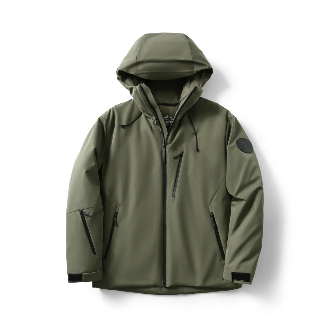 C158 加拿大风极地御寒-25度户外机能科技三防棉服24088绿