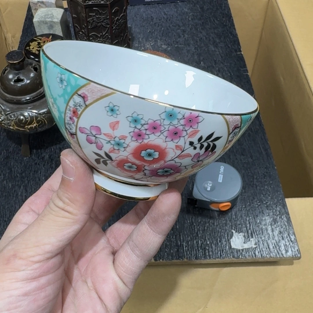 陶瓷日本中古工艺品摆件