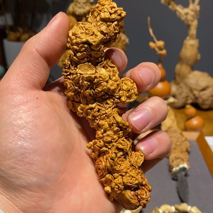 楠木肆*降龙木手把件天花板