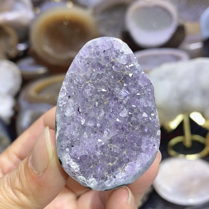 未镶嵌珠宝半成品水晶小龙蛋