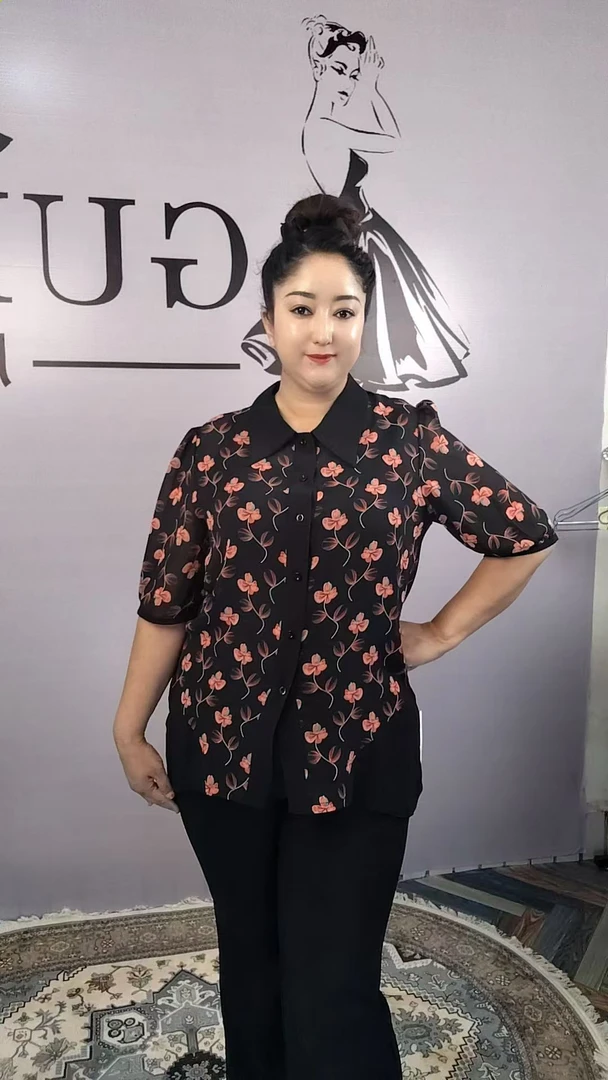 T恤黑色玫瑰kopta