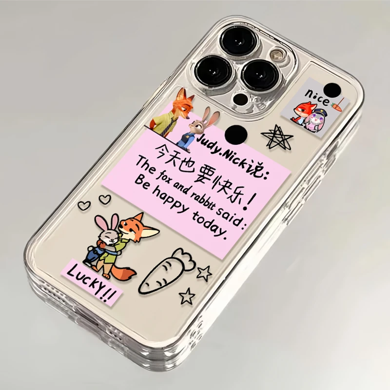 雅天立要快乐朱迪尼克适用iPhone16苹果17手机壳华为vivooppo小米