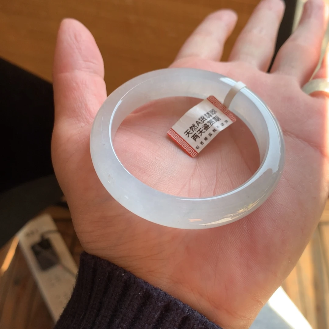 翡翠未镶嵌手镯59号54.8