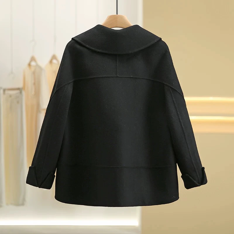 【井施】 ZBJ 时尚气质休闲呢大衣外套