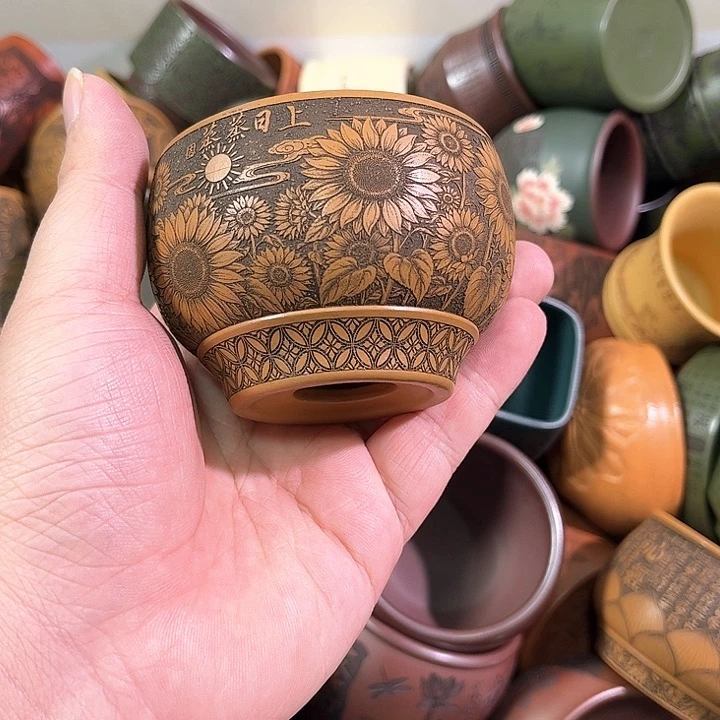 茶杯紫砂全手工紫砂主人杯