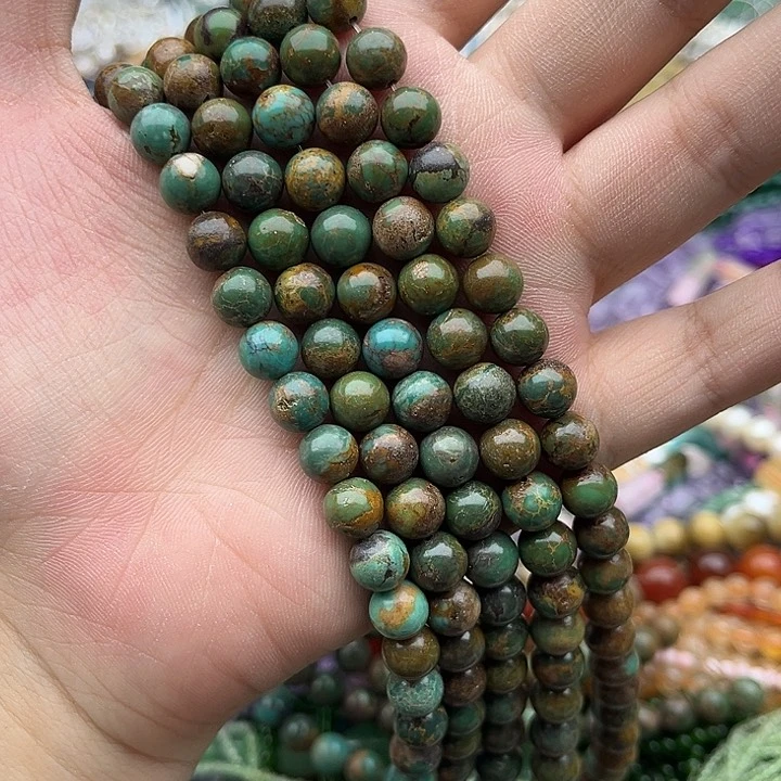 玛瑙/玉髓未镶嵌珠宝半成品一条8mm左右湖北松