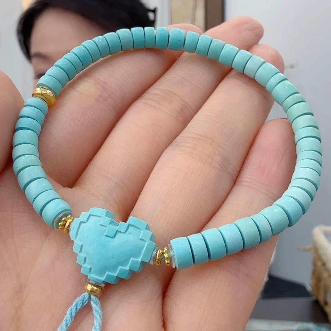 绿松石18K金镶嵌珠宝奇石