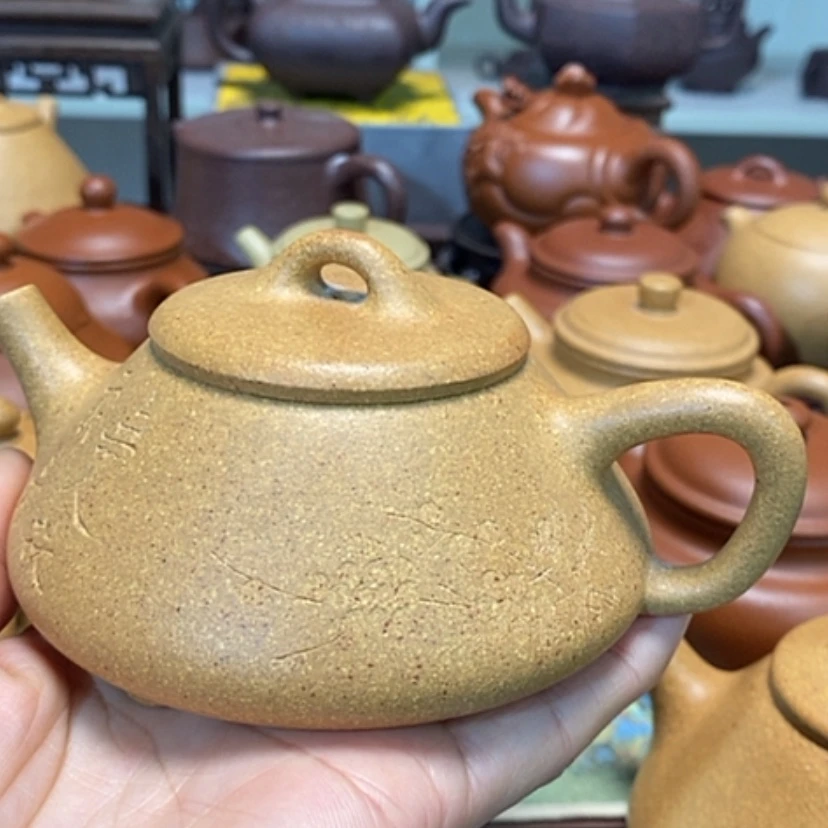 【闪购商品】紫砂茶壶黄金段半手工