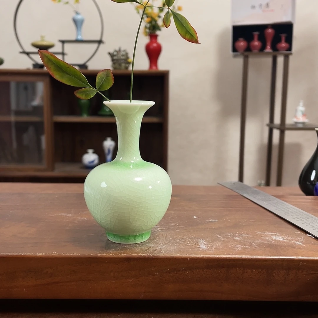 瓷片陶瓷艺术小花瓶