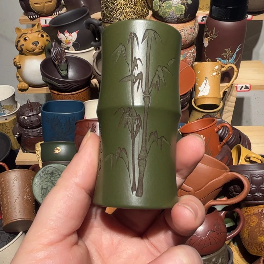 紫砂茶杯宜兴紫砂主人杯