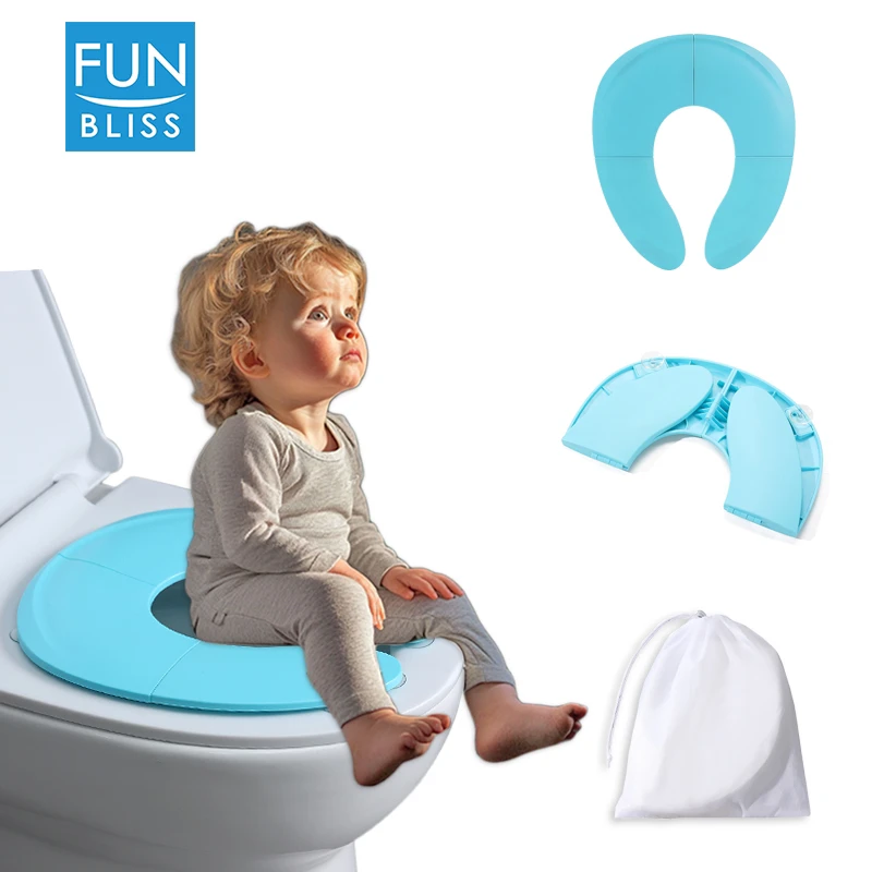 儿童可折叠坐便圈酒店外出宝宝旅行厕所马桶垫便携式婴幼儿坐便垫