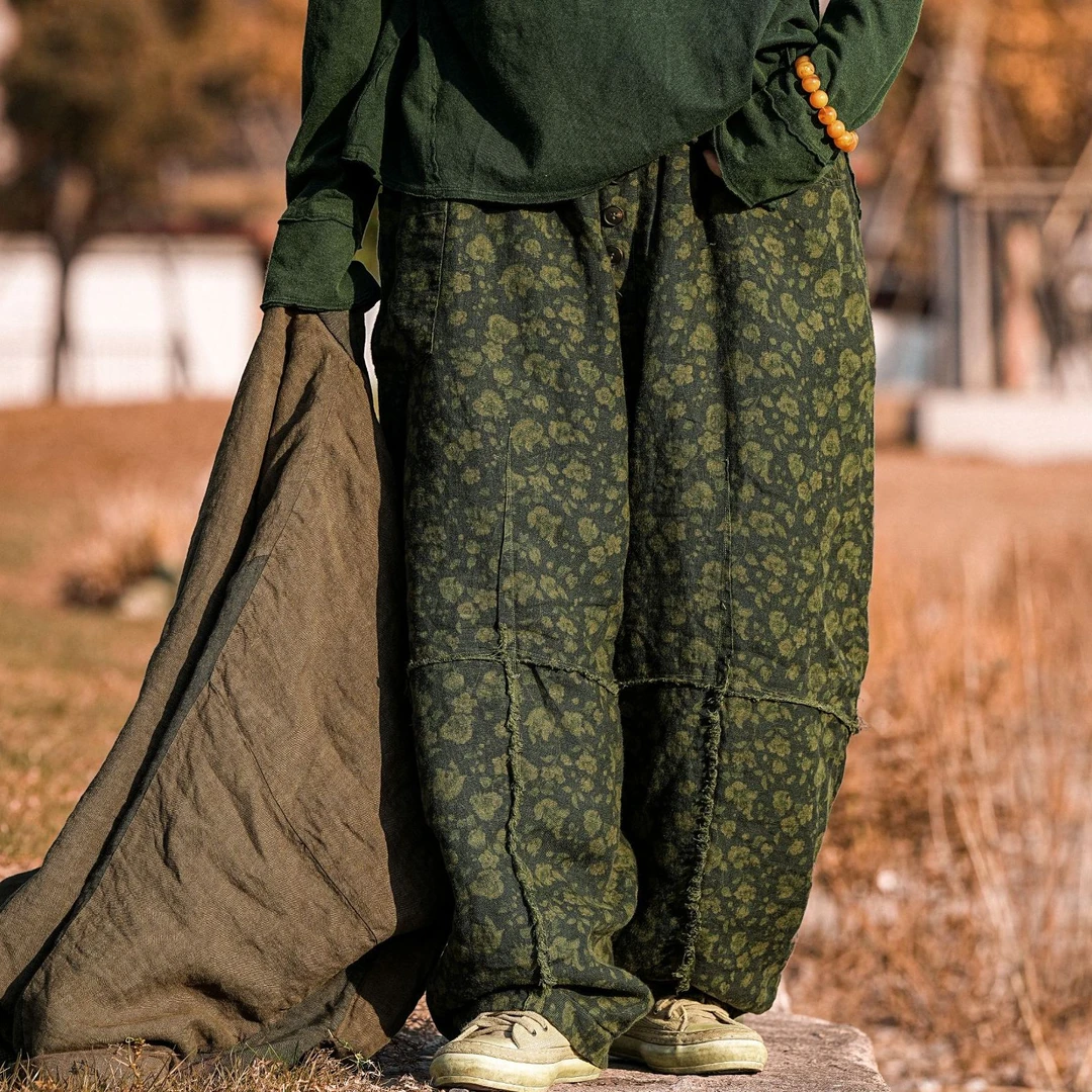 麻依者原创冬款棉裤M-022