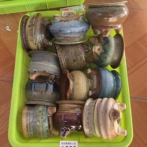 紫砂花盆?**C299瑕疵品口径7到8左右