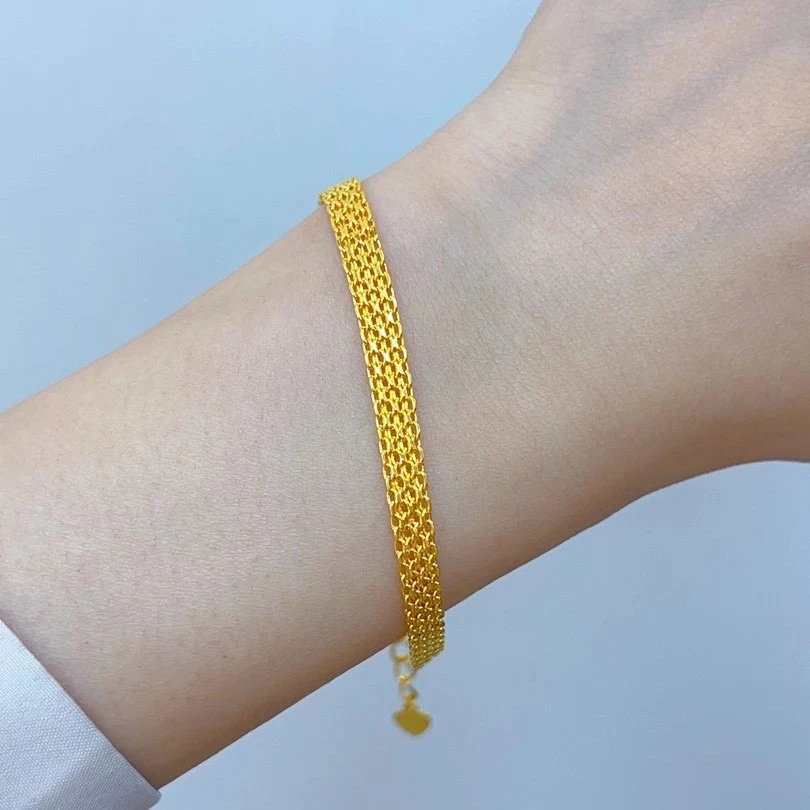 足银手链 足银手链女款手表链百搭气质轻奢时尚精致美拉德配饰