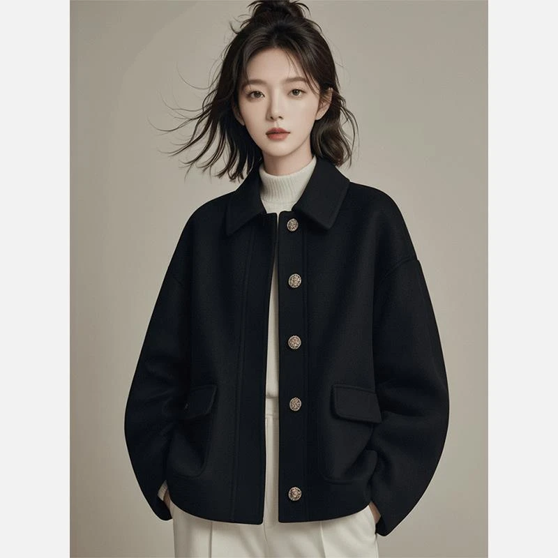 独特超好看小香风外套女秋秋季2025新款爆款深秋初冬加厚夹棉上衣