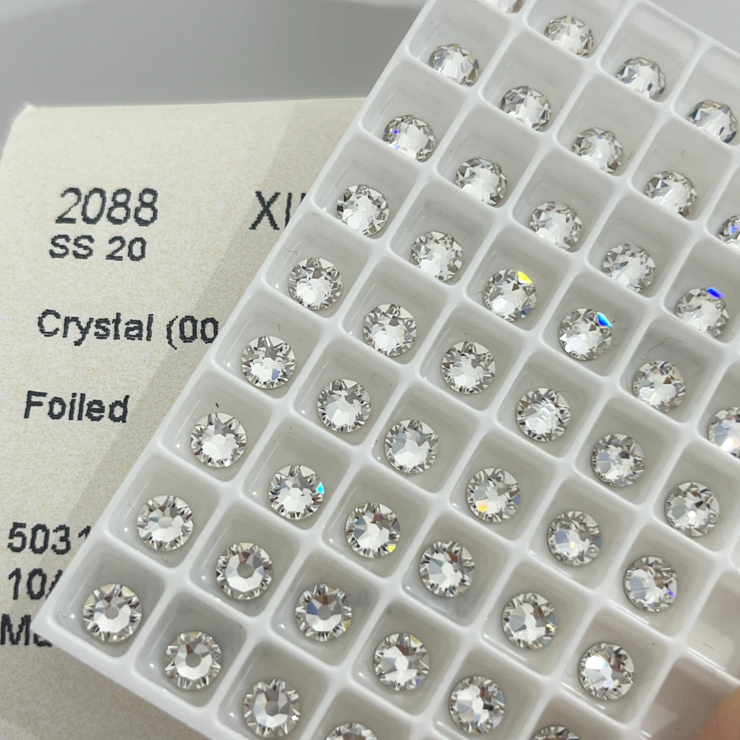 美甲饰品奥地利正品华子2088平底SS20 《5MM》多色F 美甲钻饰超闪