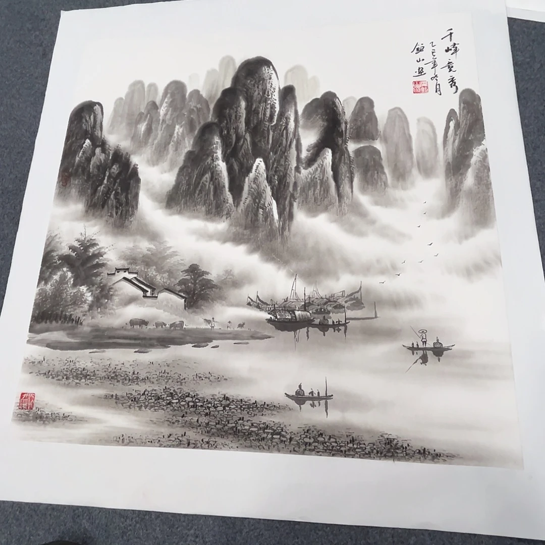 国画精品手绘作品
