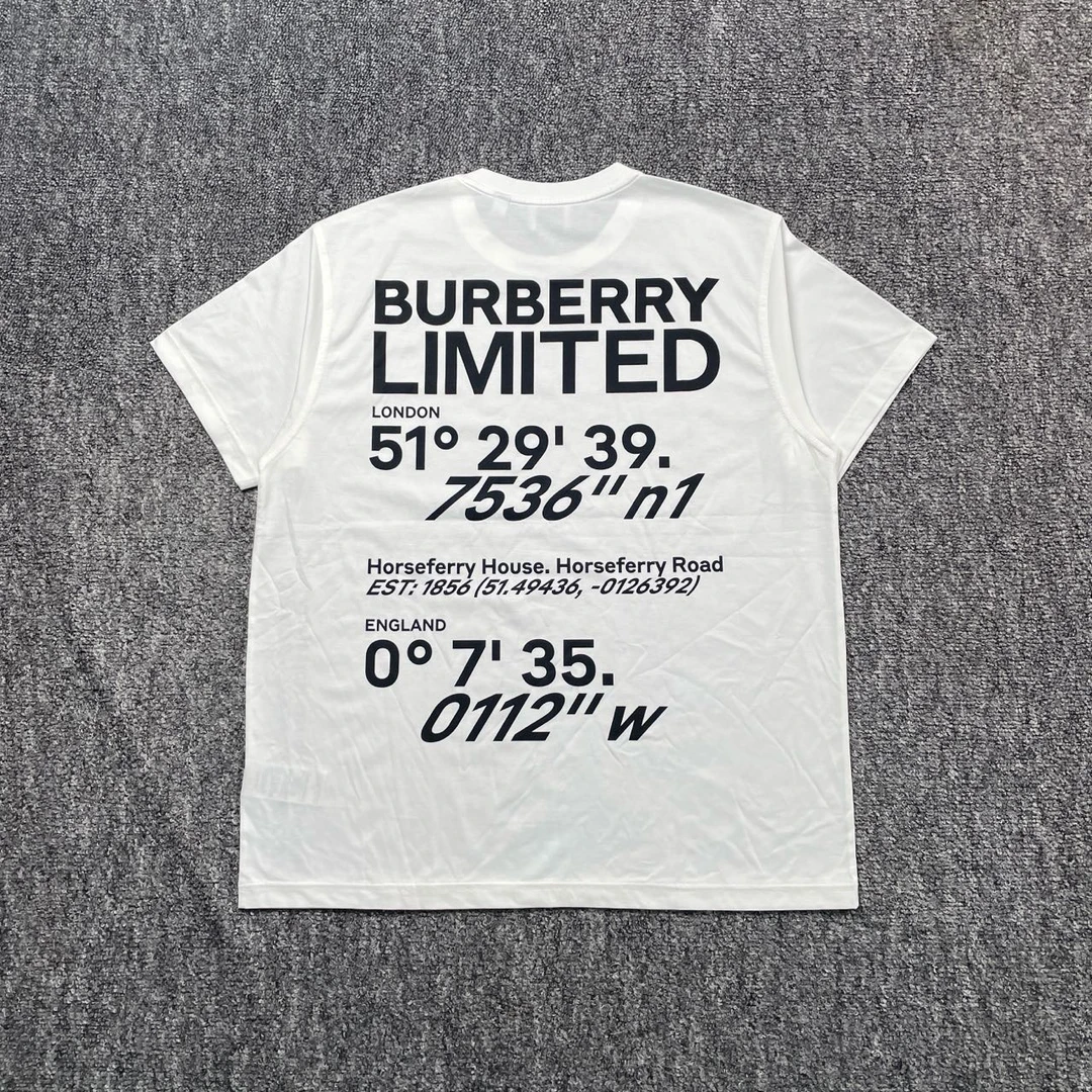 全新未使用 BURBERRY/博柏利 3293/圆领宽松短袖/S码/全新闲置
