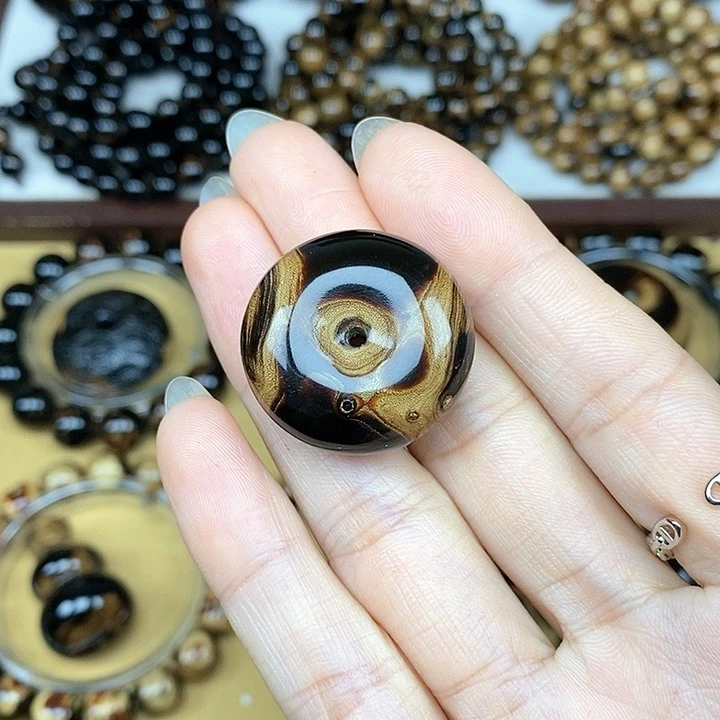 香榧木用****5柳柳平安扣精品