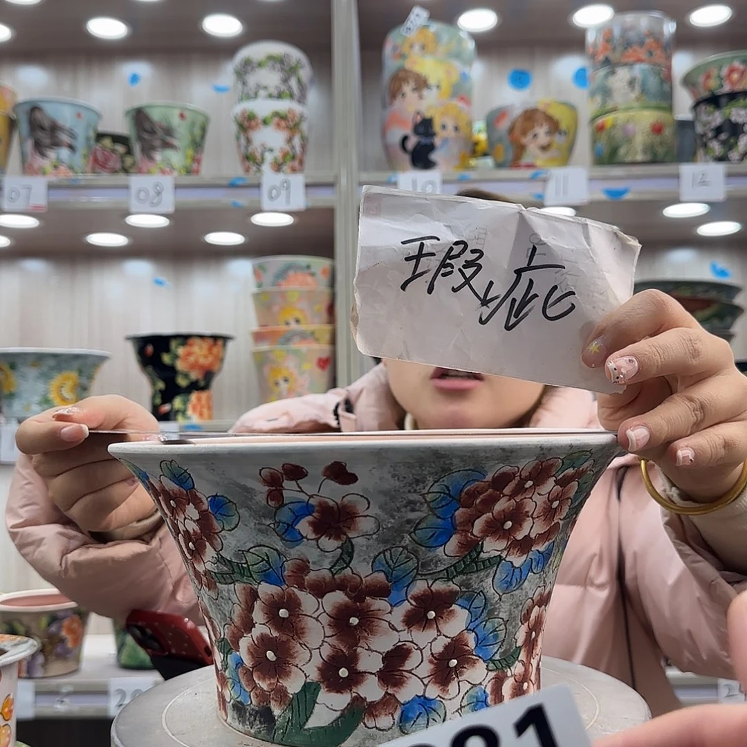 瓷片花盆瑕疵瑕疵231