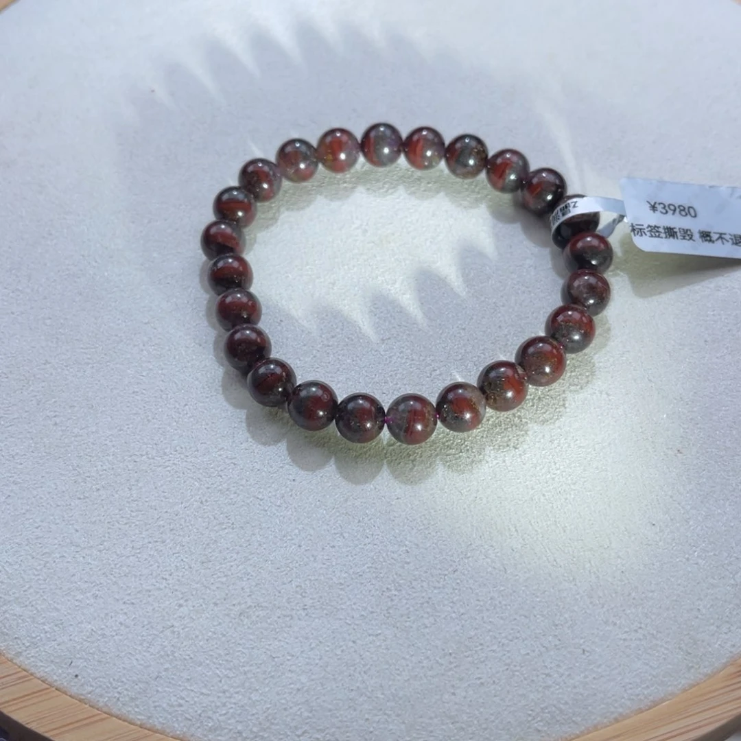 水晶手串未镶嵌四色极光手串 7.8