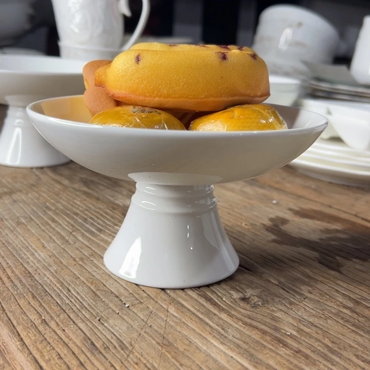 库存尾货高角果盘一个口径16