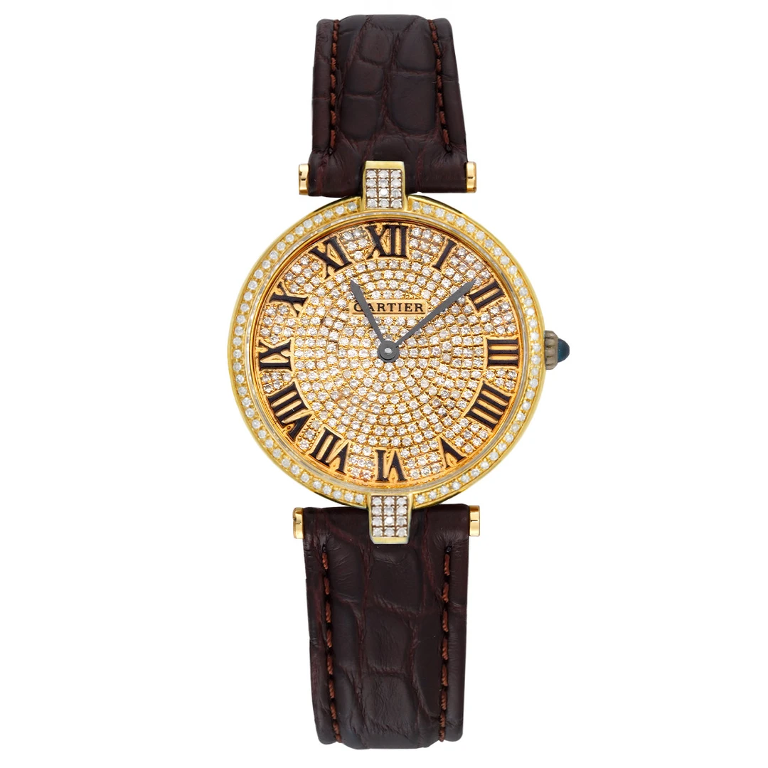 99新 Cartier/卡地亚 大饼24mm后钻腕表/WHP039727