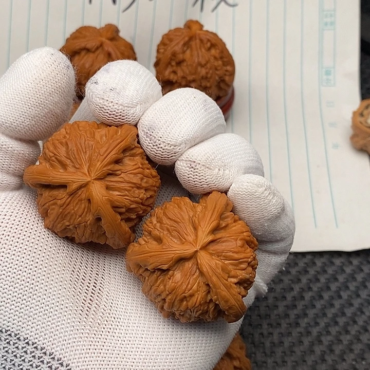 核桃手串/手链拼接白狮子4