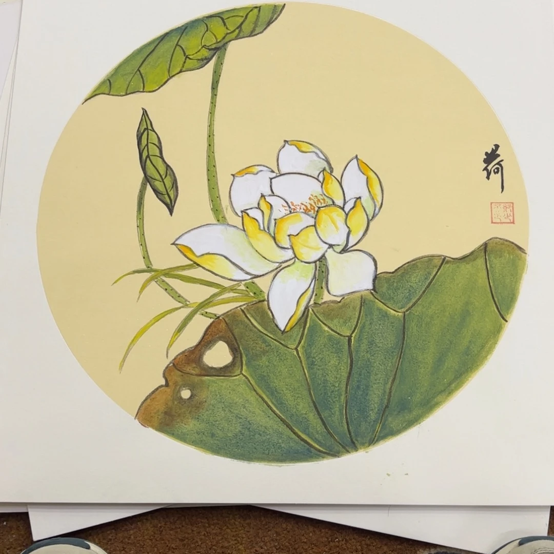 国画38-38卡纸作品艺